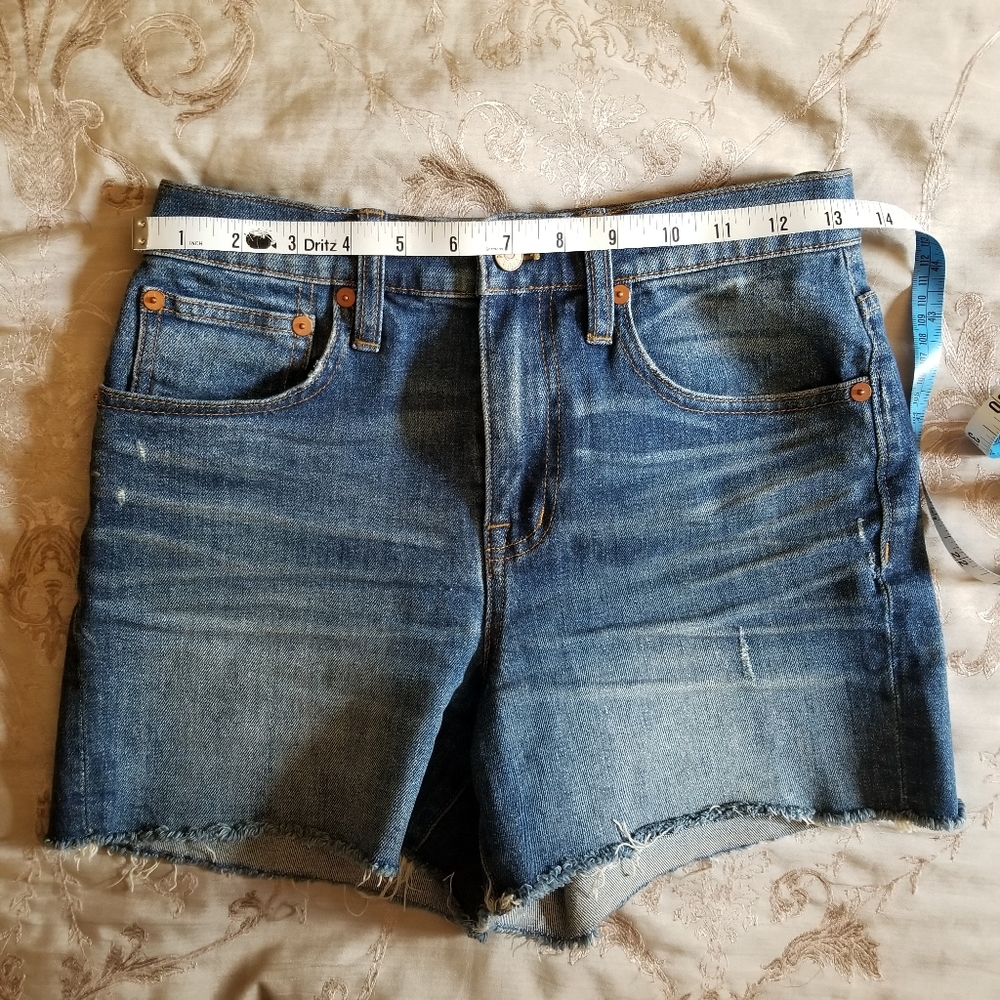 Madewell High Waist Denim Cutoffs